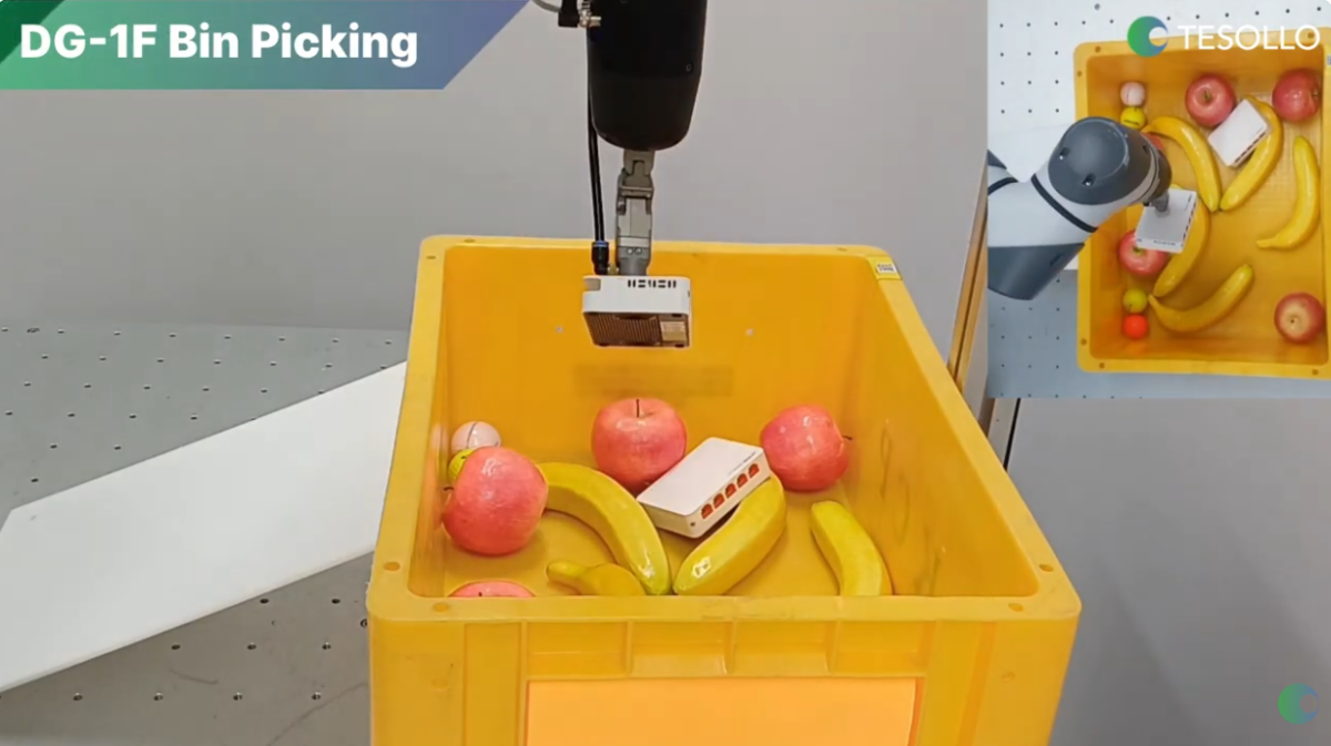 Why a 1-Finger Gripper? | DG-1F Bin Picking Demo