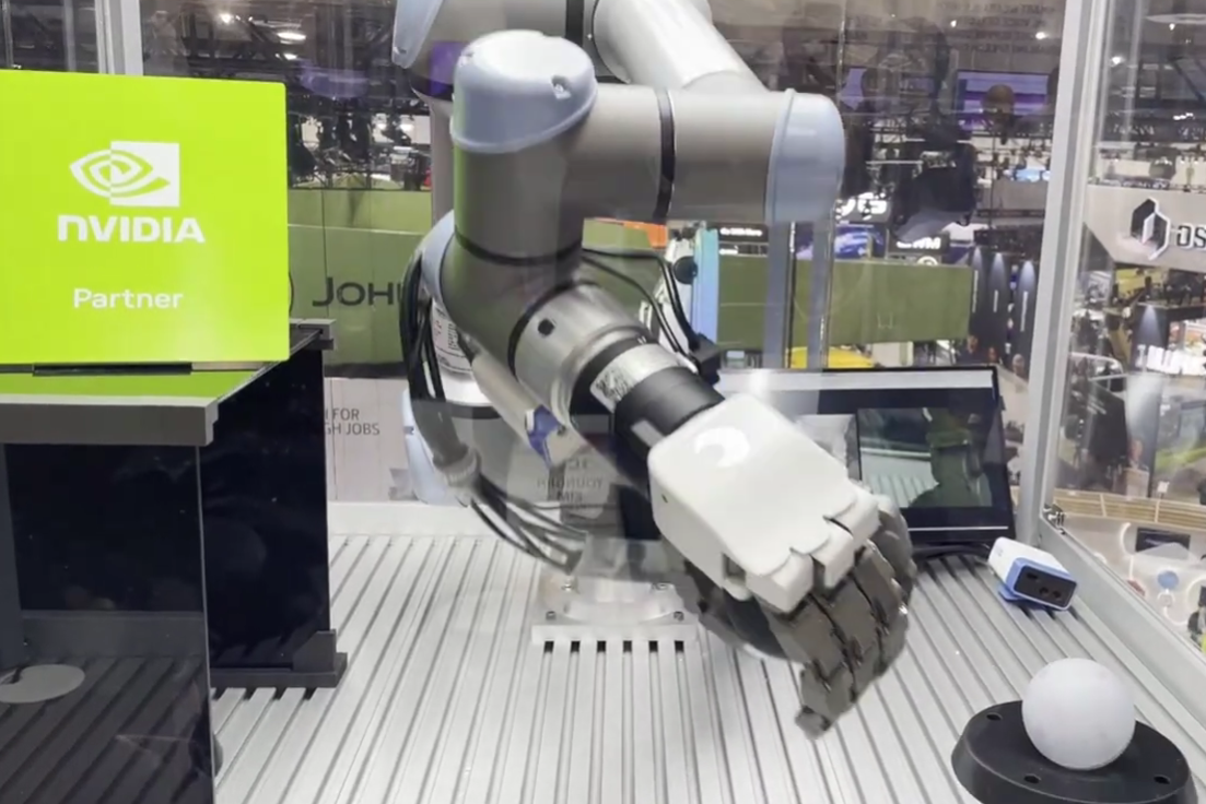 CES Robotic Hand Collaboration Demo